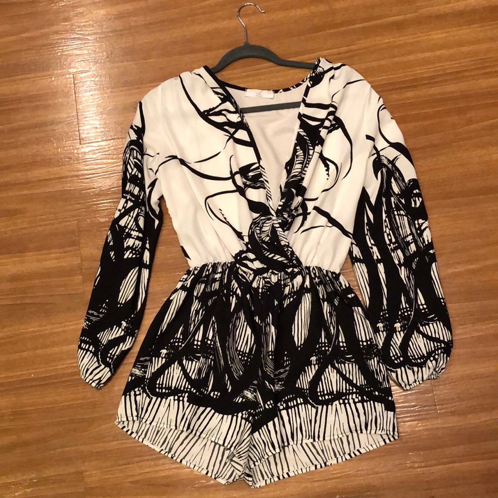 Long sleeve romper